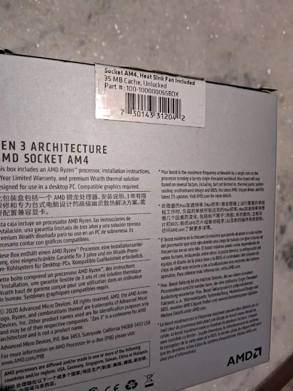 AMD Ryzen 5 5600X Processor64317757225347124