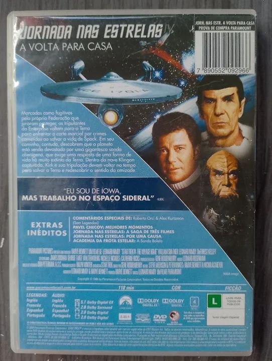 Jornada nas Estrelas - A Volta para Casa - DVD - Foto 2