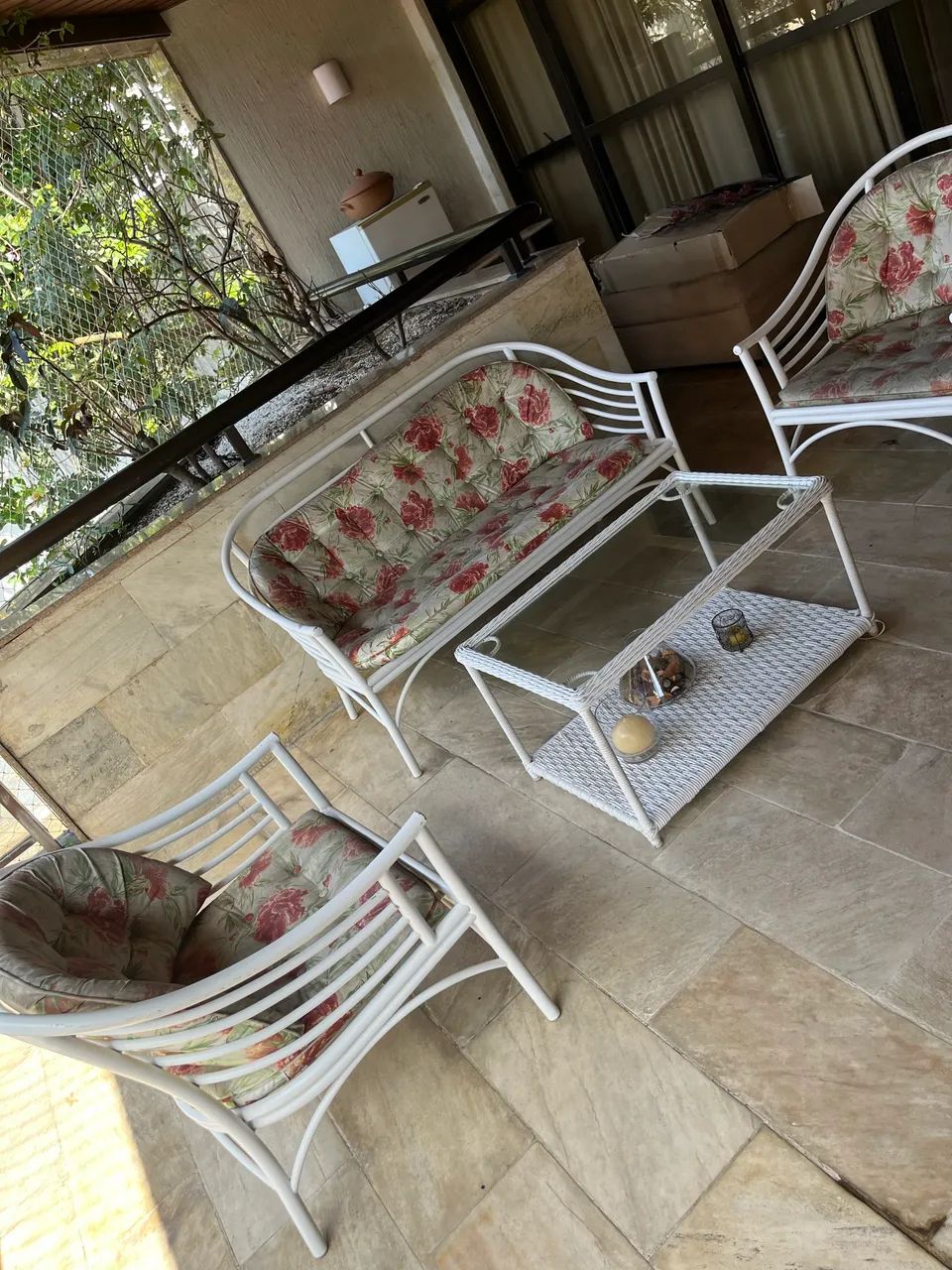Patio Sofa Set with Coffee Table64728972125313121