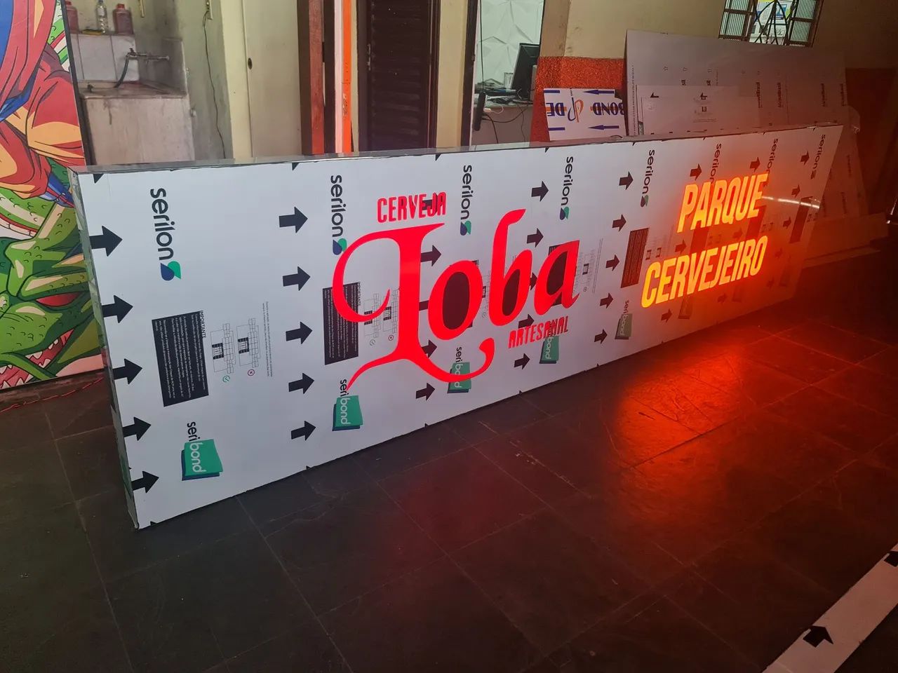 Placa de Loja em acm  - Foto 3