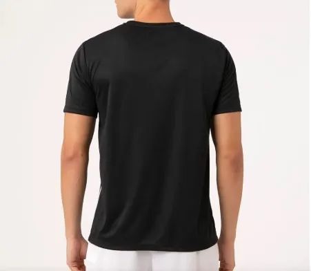 camiseta esportiva ace com listras preta - P - Foto 2