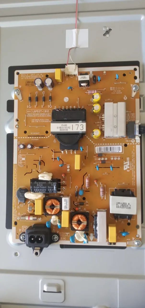 Placa fonte para Tv LG modelo 50UK6520PSA. 