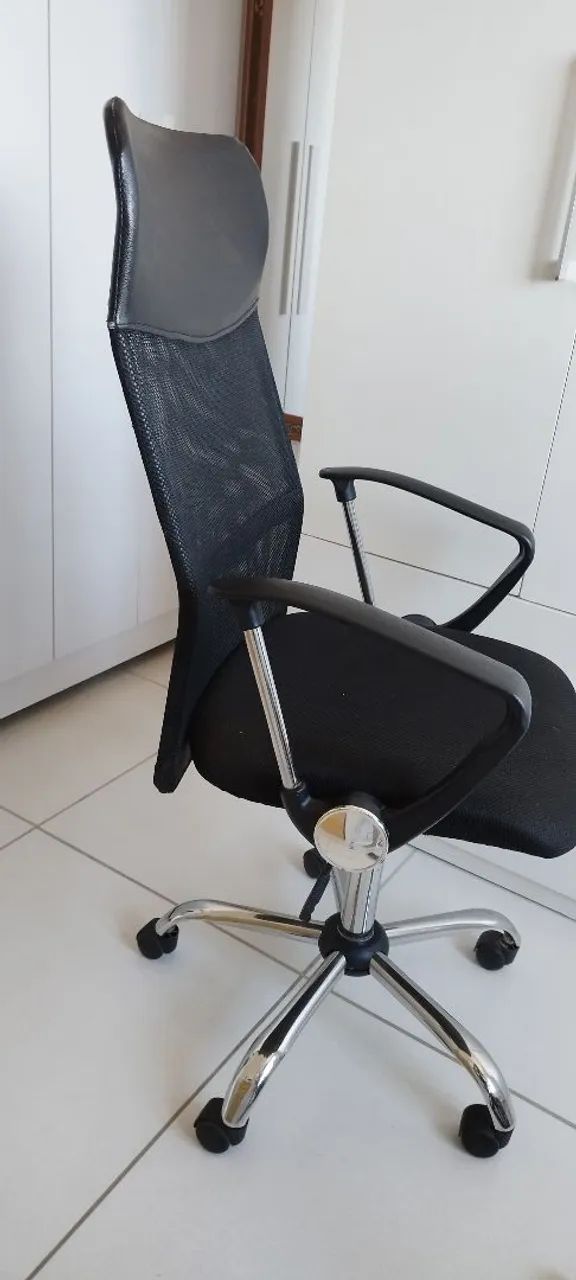 Cadeira de Escritório Giratória com Rodinhas - Foto 3