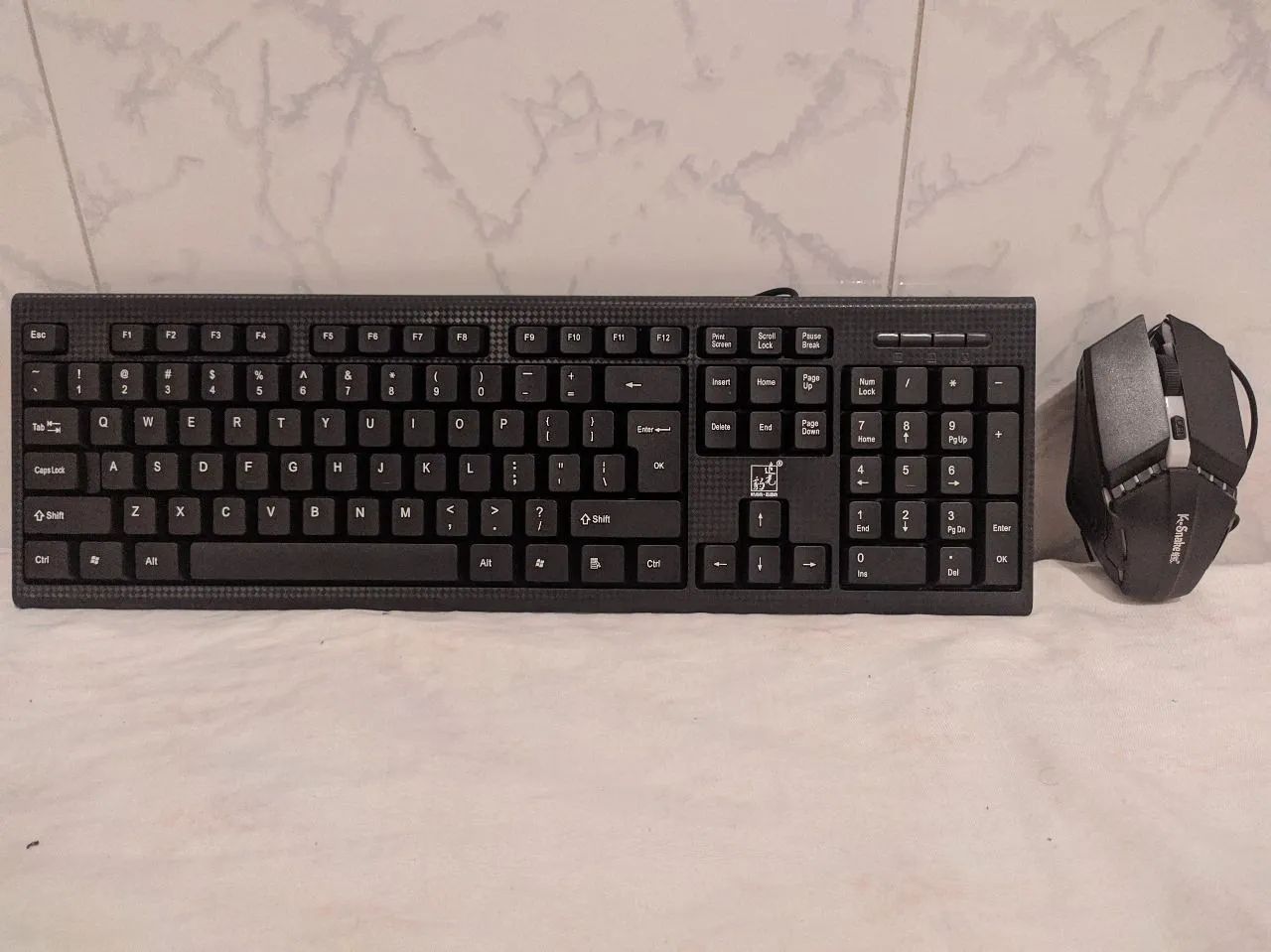 Teclado Q9 USB silencioso + mouse - Foto 4