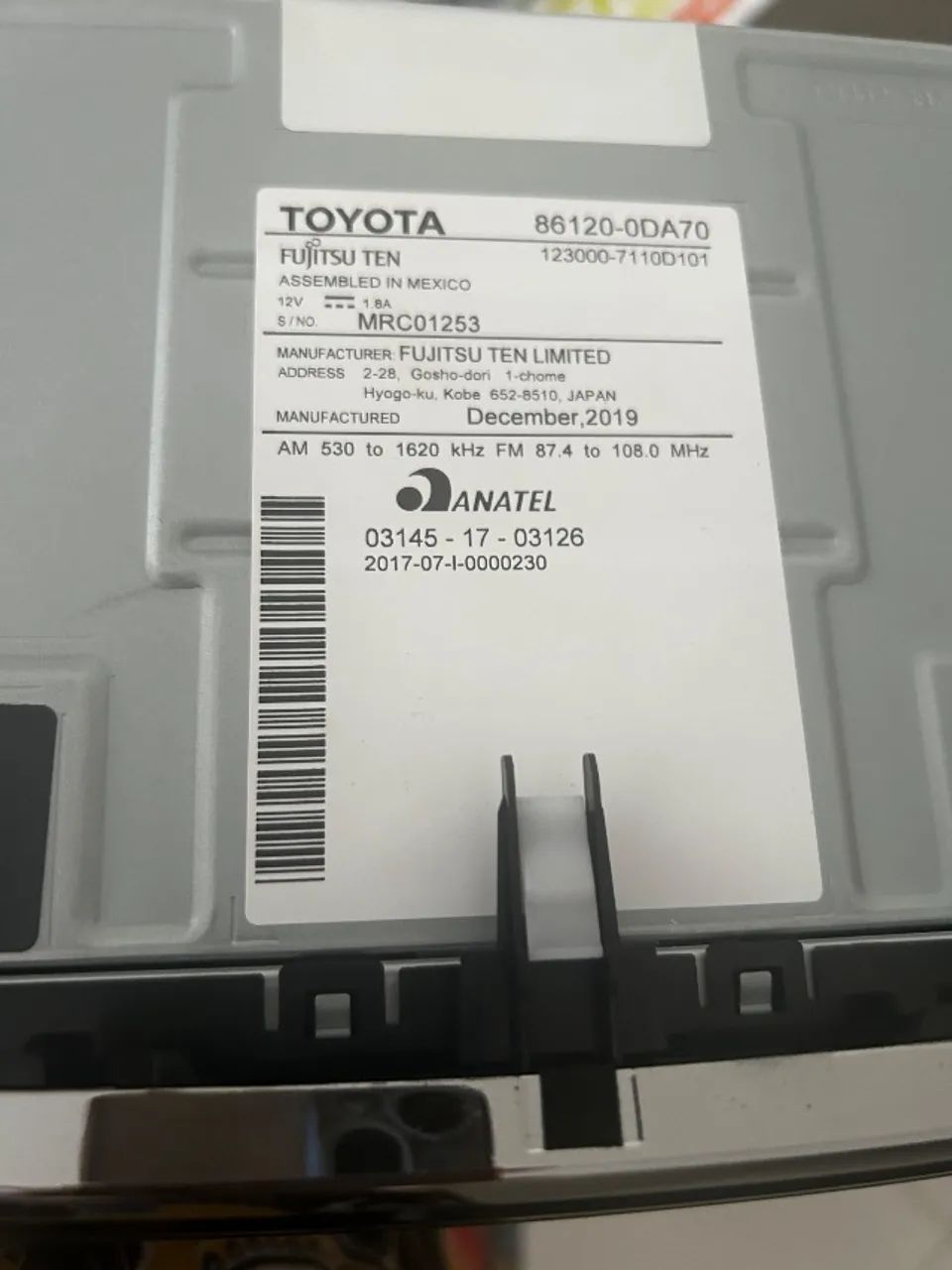 Rádio Original Yaris XL 2021 - Foto 2