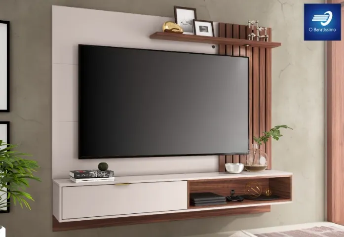 Painel Home Suspenso para TV até 60" com LED