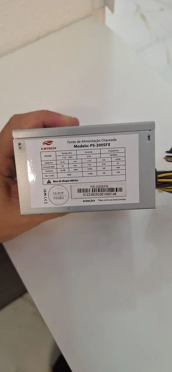 Fonte Mini Atx Computador  - Foto 4