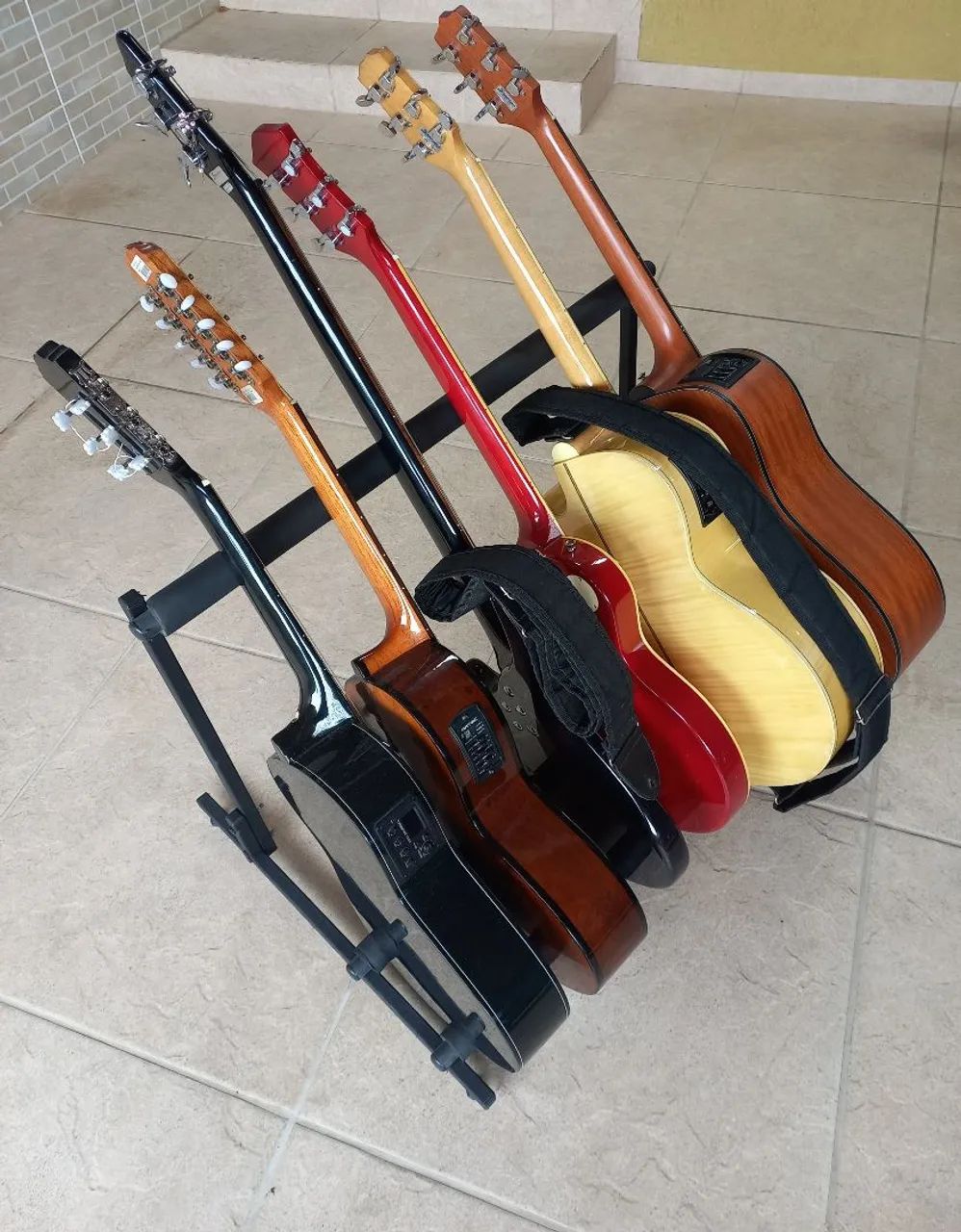 Suporte  de chão para  instrumentos musicais - Foto 3