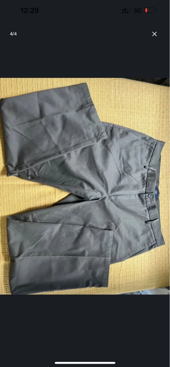 Calças Social Dockers Cinza Escuro