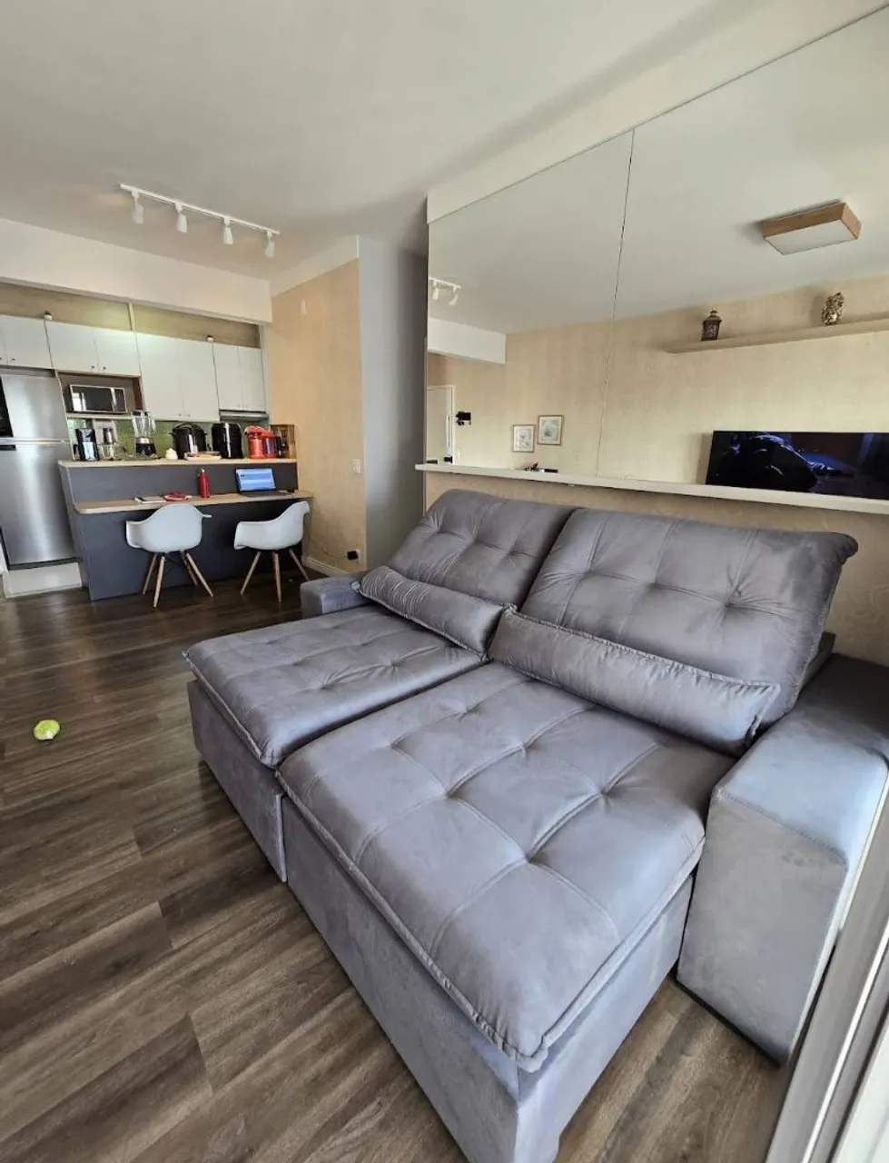 SOFÁ RETRÁTIL E RECLINÁVEL 2.50mts (ENSACADAS)