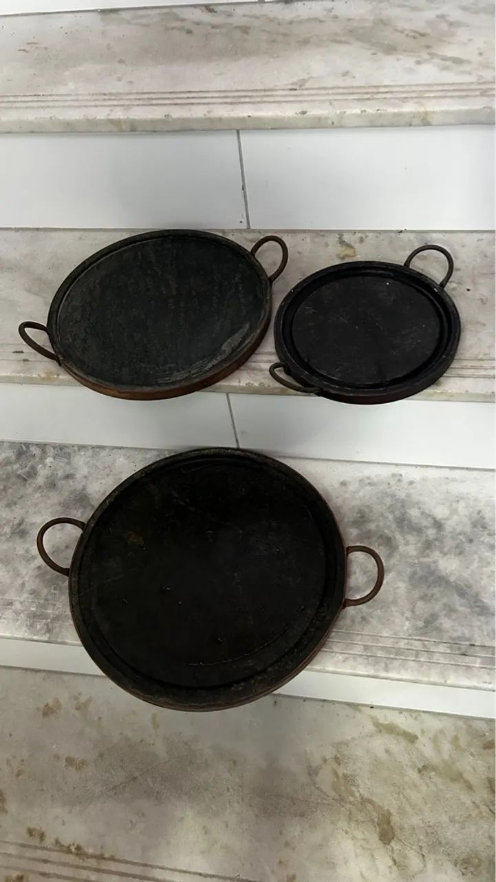 Chapas de Pedra Sabão - Vários Diâmetros Disponíveis - Foto 4