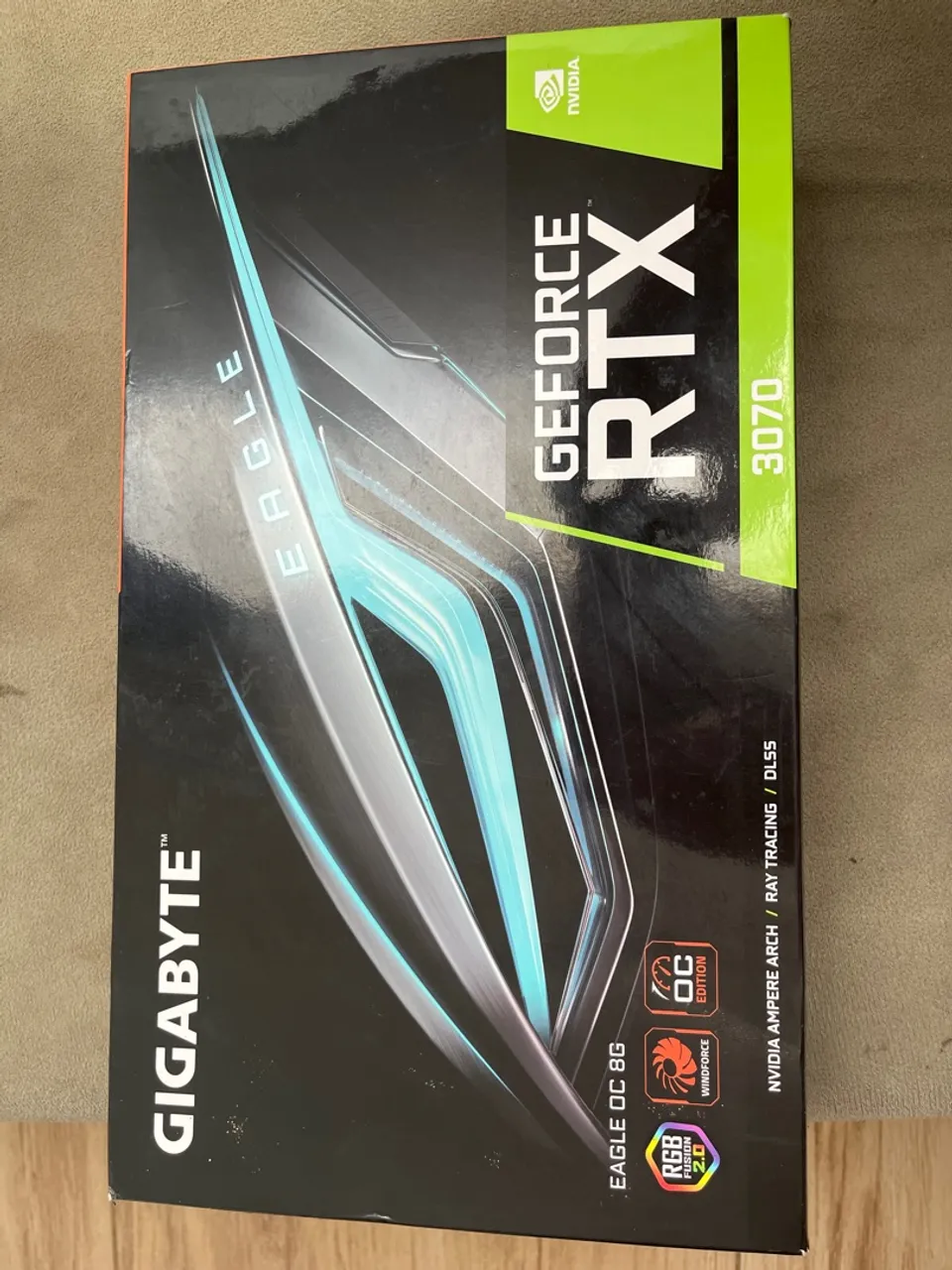 Placa de Vídeo Gigabyte GeForce RTX 3070 Eagle OC 8G