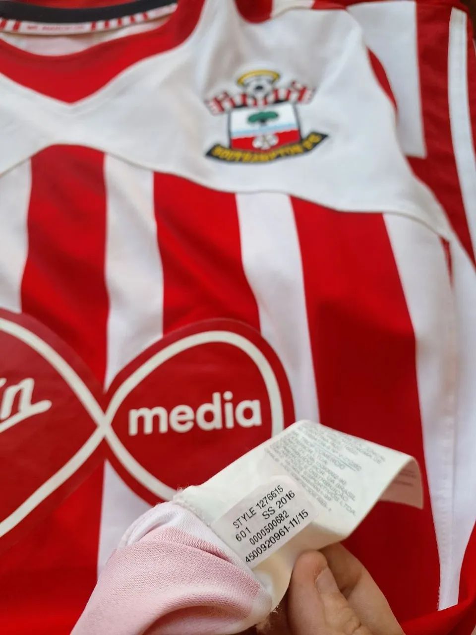 Camisa oficial Southampton 2016/2017 Home - Foto 6