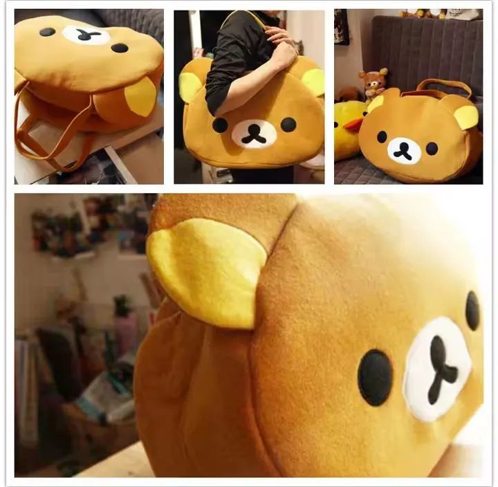 Bolsa Grande Pelúcia Rilakkuma - Foto 2