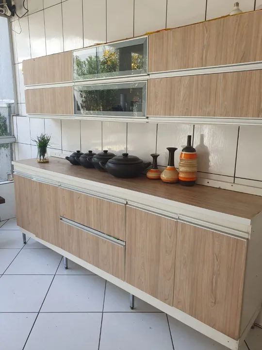 Armário de cozinha em madeira - usado - Foto 5