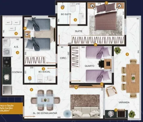 Apartamento à venda no bairro Centro - Vila Velha/ES