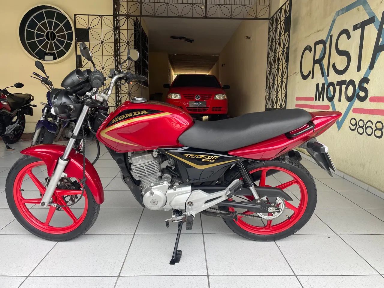 VENDO OU TROCO TITAN 150 SPORT TODA COMPLETA - Foto 4