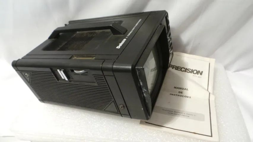 Rádio/tv 5 polegadas precision modelo ptv-969 funcionando!! raro!! - Foto 3