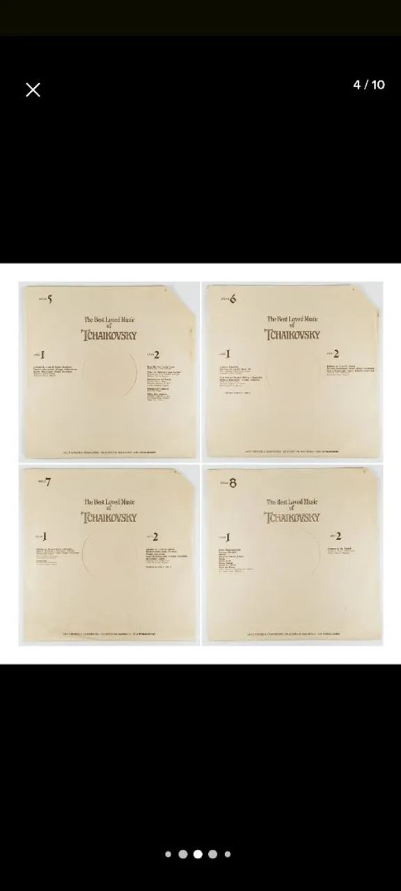 Coleção Vinil Tchaikovsky / Vinil / Disco / Instrumental - Foto 4