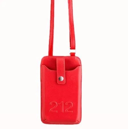Bolsa Transversal porta celular 212 vermelha  - Foto 3