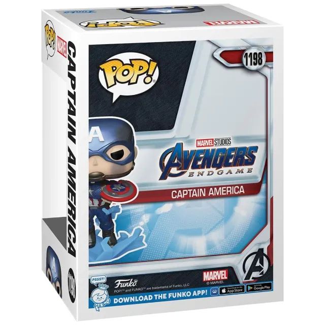 Funko Pop! Figura Capitão América Com Escudo Quebrado E Mjolnir