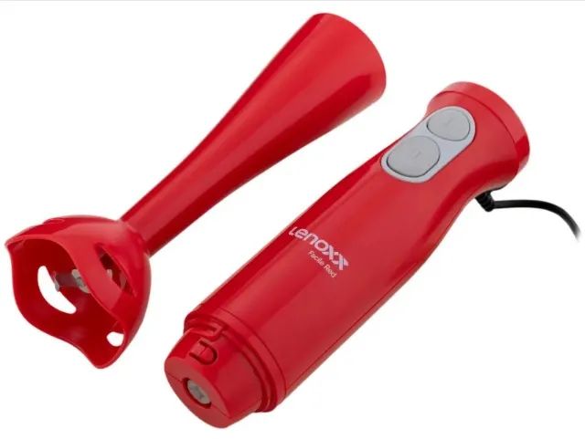 Mixer Lenoxx Facile Red PMX409, 200W, 2 Vel, Vermelho - 110V (NOVO) - Foto 2