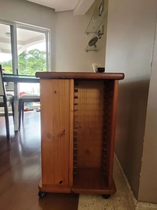 Estante de Madeira para Tv , dvd , gamer e CDs