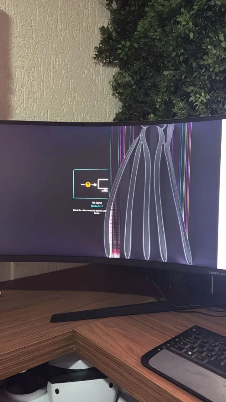Monitor Samsung Curvo Danificado 49 polegadas Odyssey - Para Retirada ...