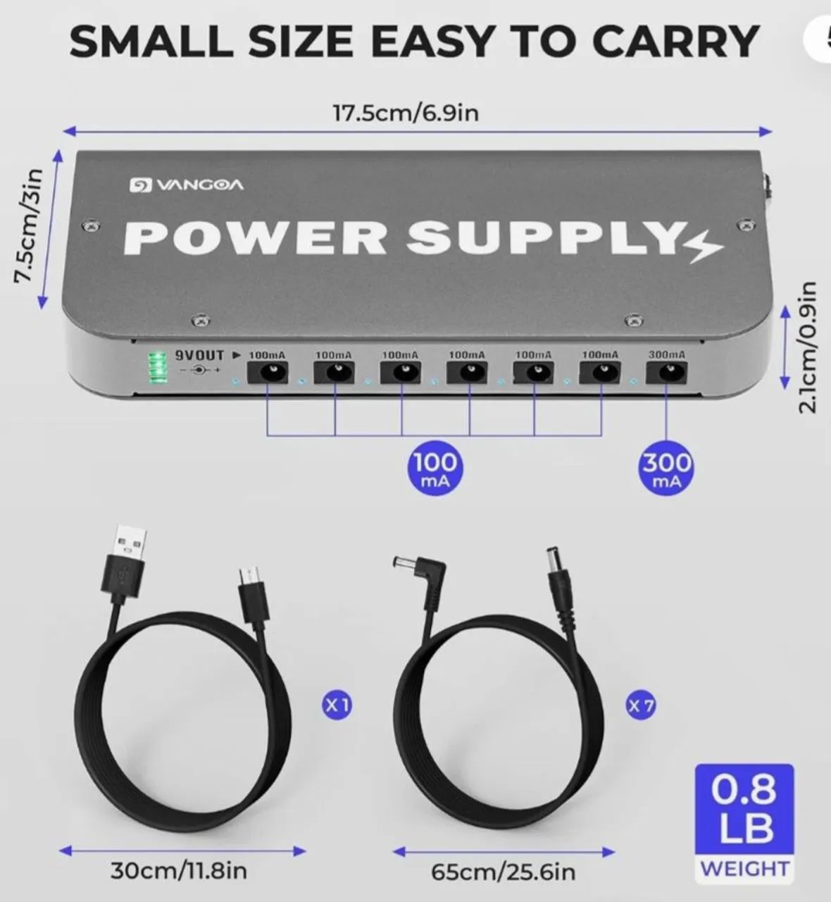 Fonte Power Suply para 7 pedais - Foto 4
