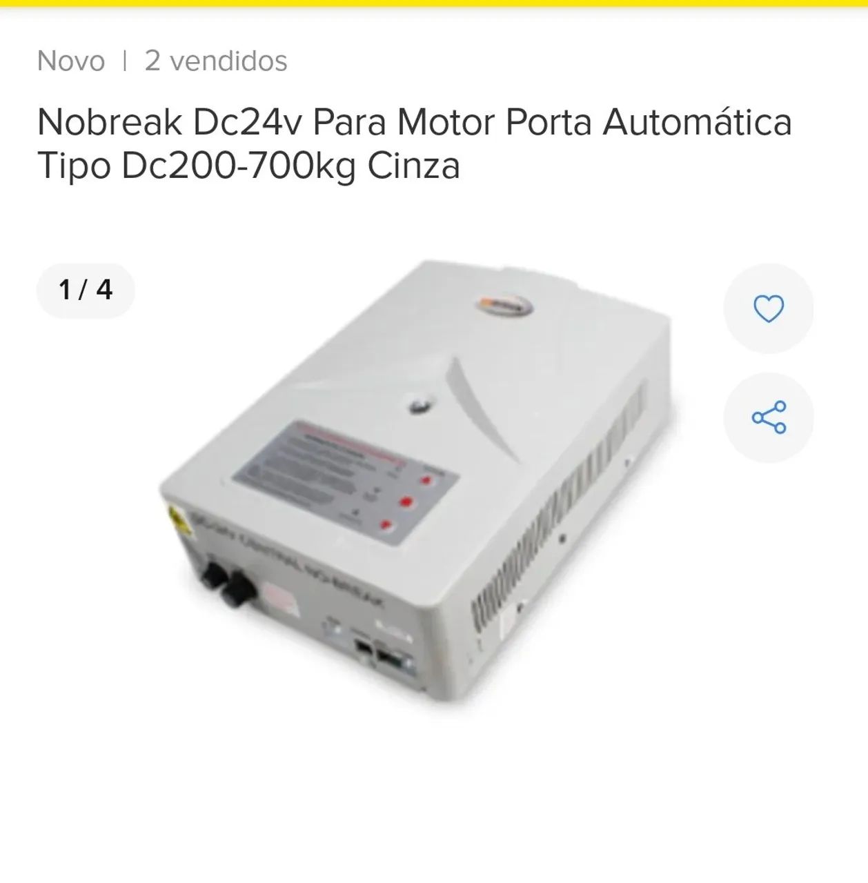 Nobrake DC24v para motor de porta automática