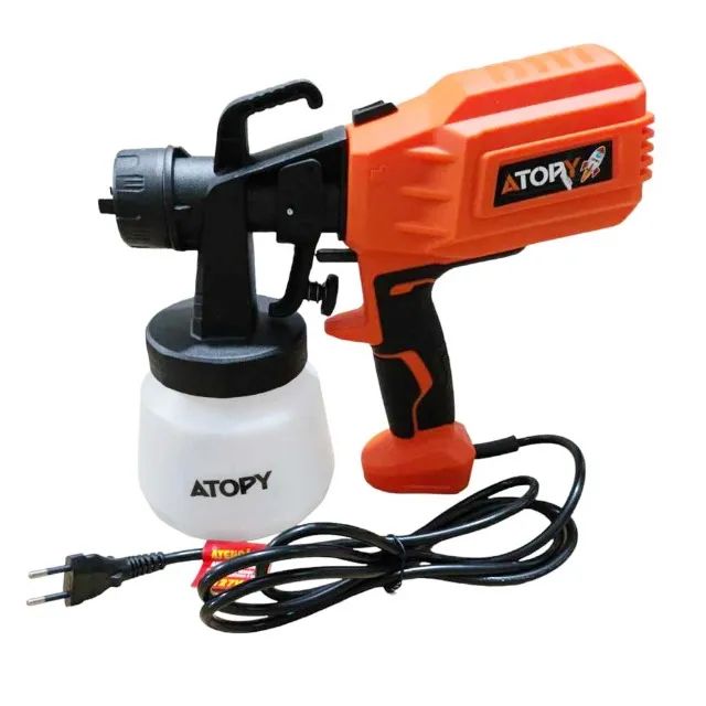 Pistola de Pintura Elétrica 800ml 400W 127V Atopy - Foto 3