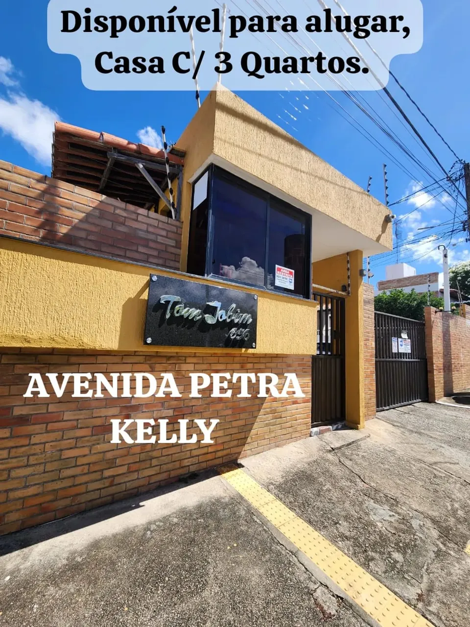 Tom Jobim, Casa com 3 Quartos, Aluguel, Bairro, Em Nova Parnamirim, Avenida Petra Kelly