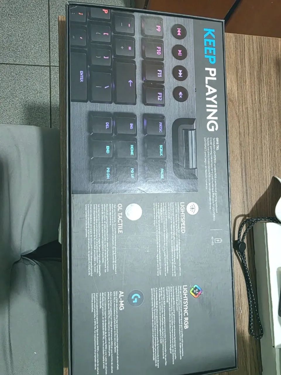 Logitech G915 TKL Lightspeed ? Teclado Gamer Mecânico Sem Fio - Foto 3