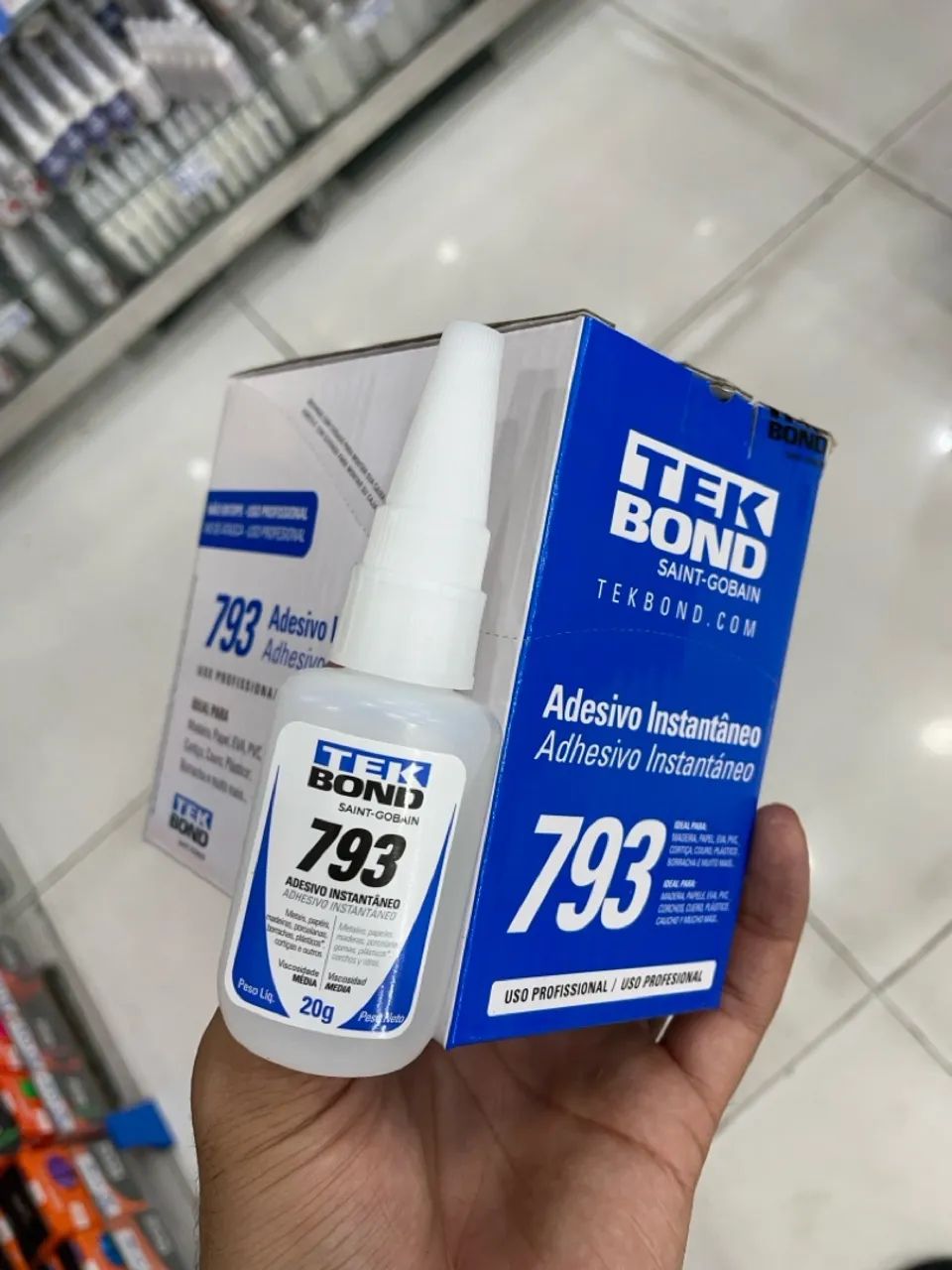 10 Cola Instantânea Tek Bond 793 - 20g - Foto 2