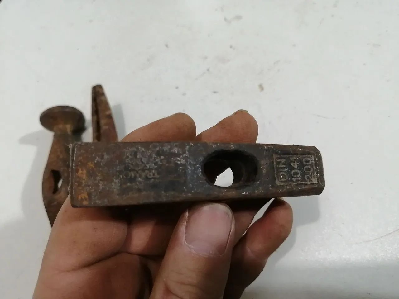 Lote 3 martelos antigos de sapateiro  - Foto 5