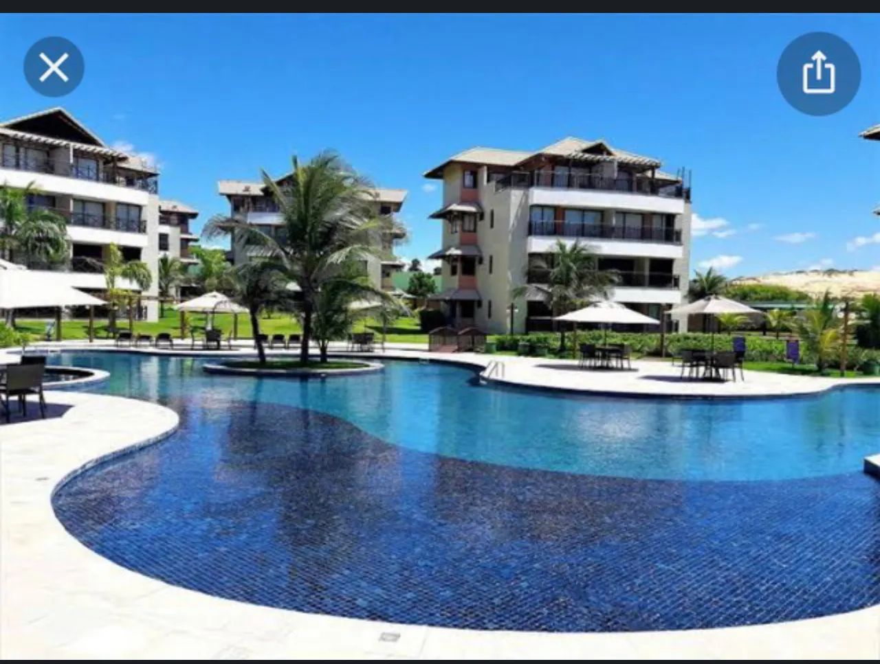Apartamento no Beach  Place Resort Porto da Dunas 
