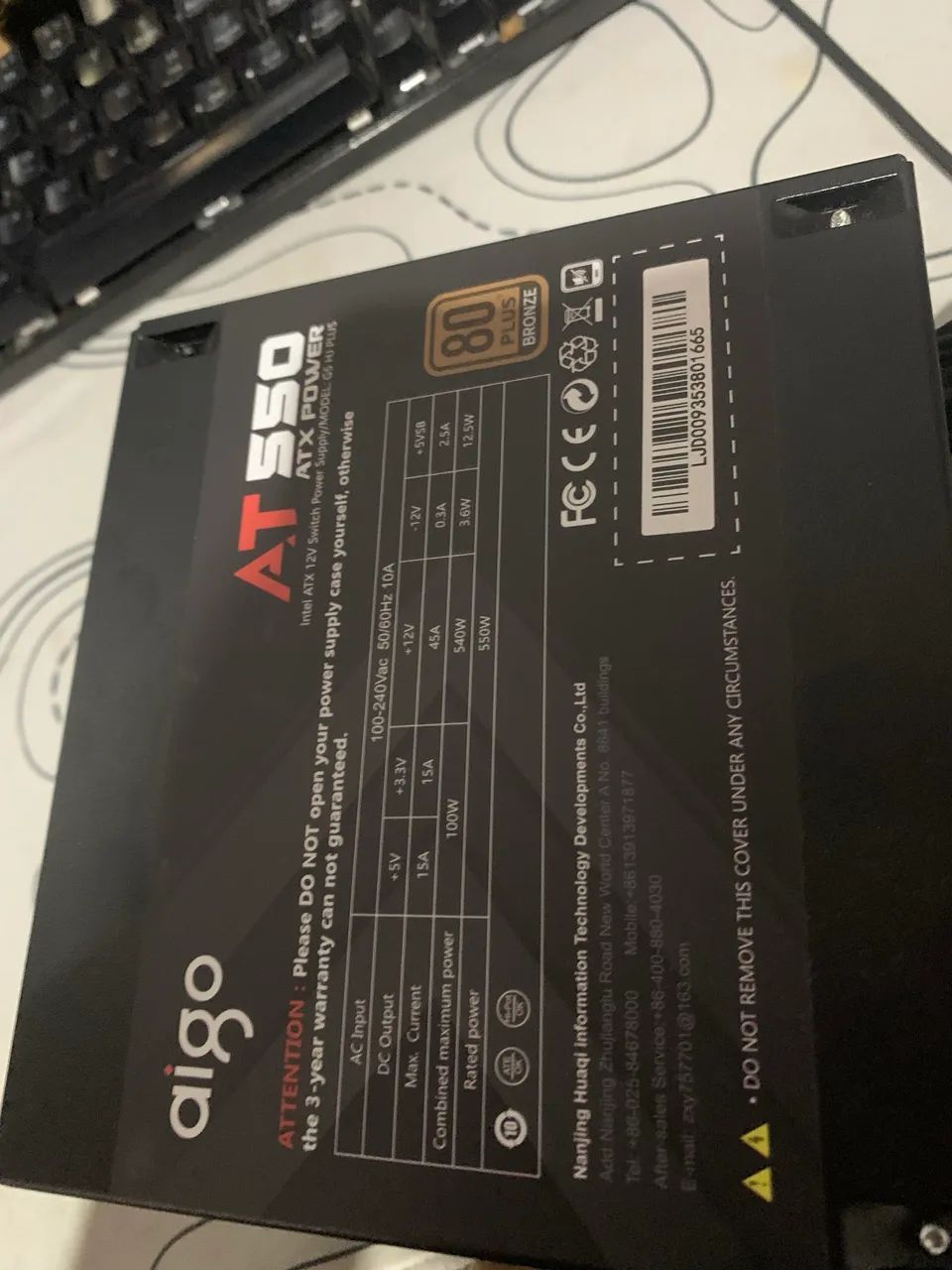 FONTE 550w ATX POWER