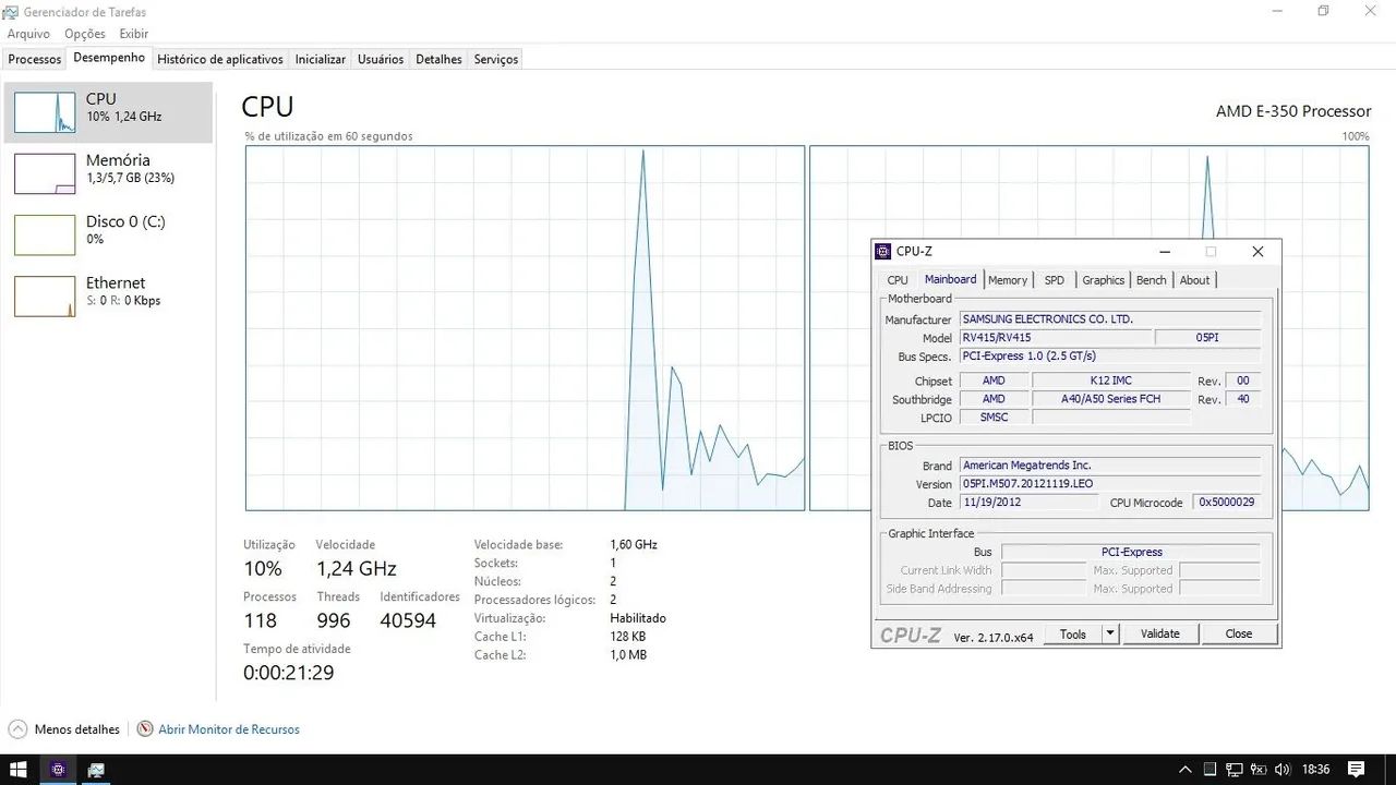 Notebook Samsung RV415 4GB 120GB SSD - Foto 5