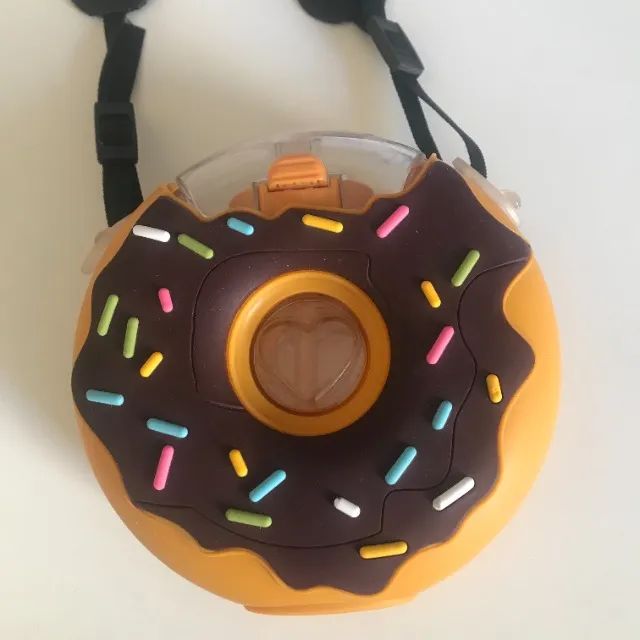 Garrafa Com Formato De Donuts Com Canudo E Alça - Foto 2
