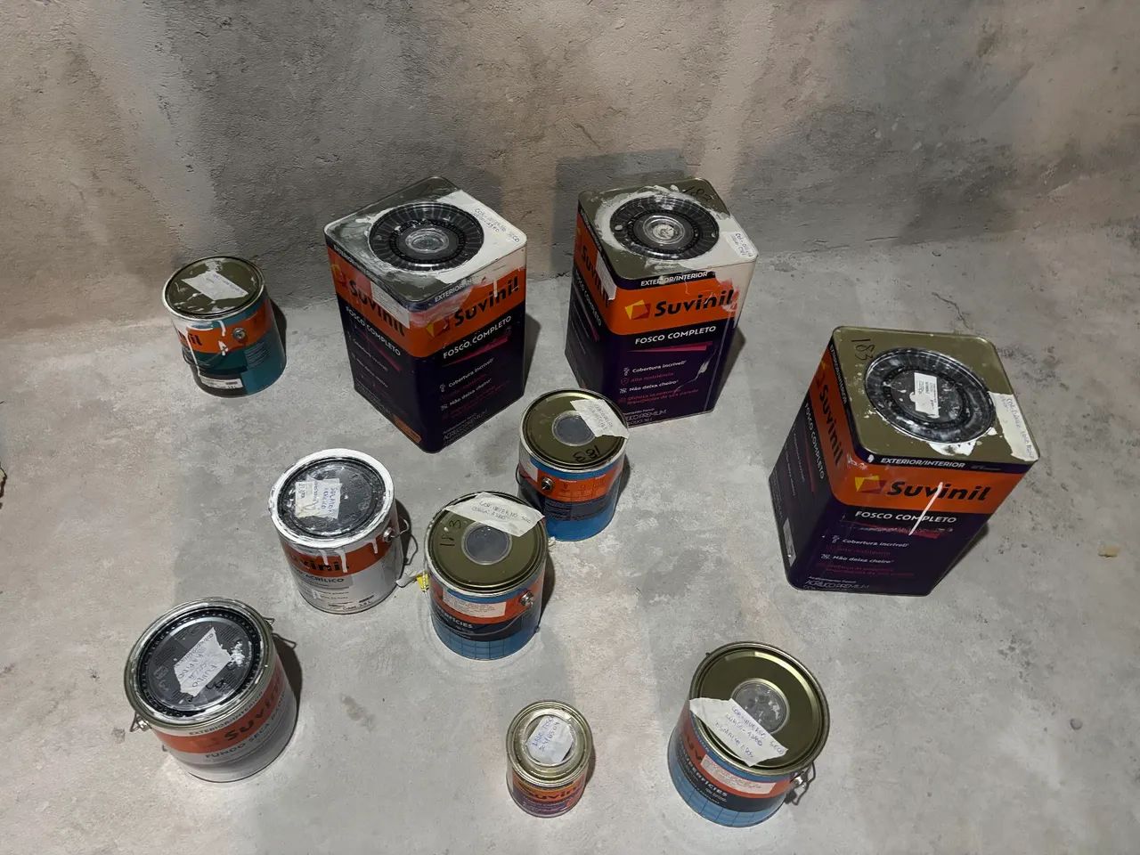 Vendo lote de tintas