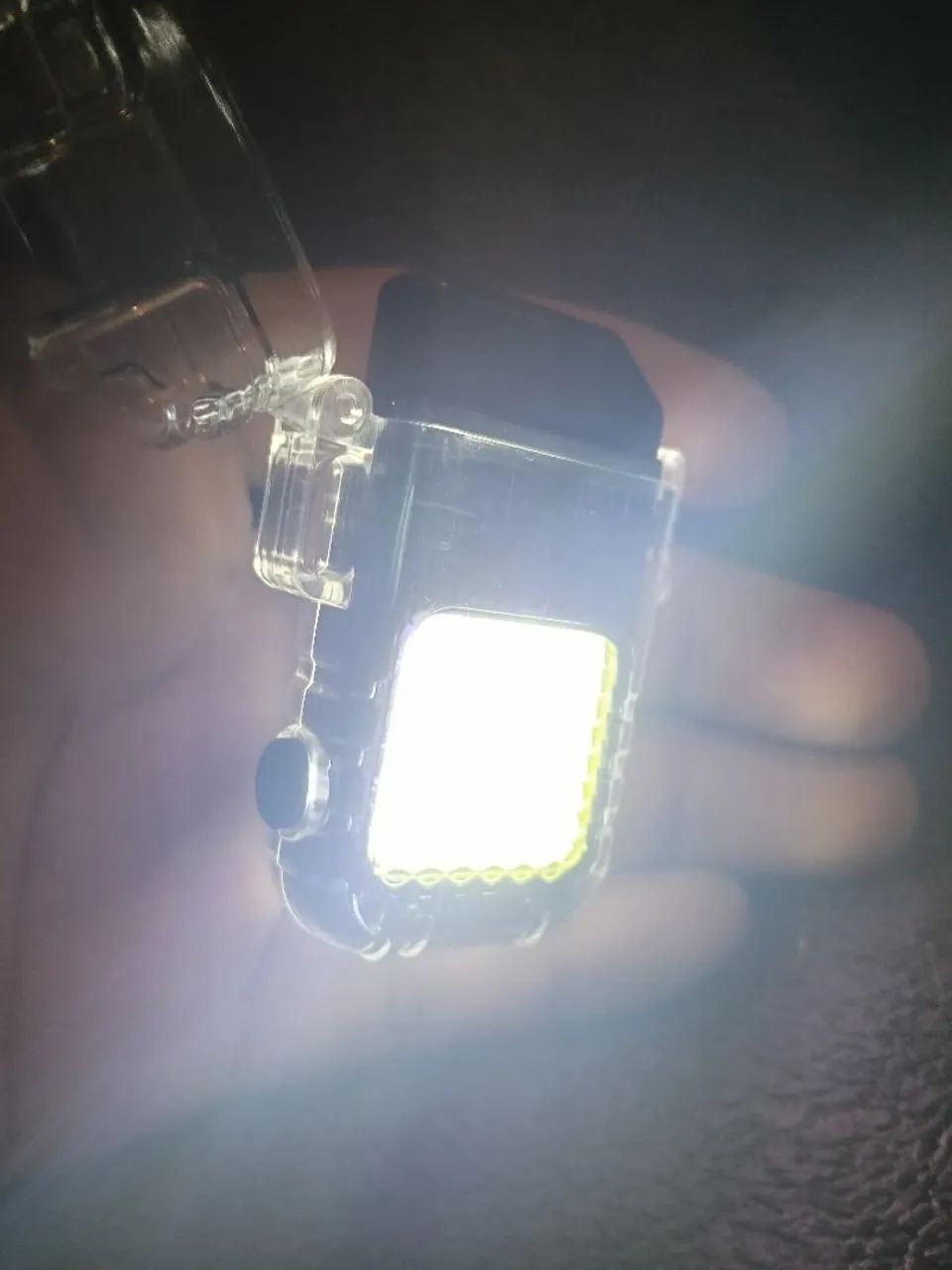 Isqueiro lanterna LED USB  - Foto 4