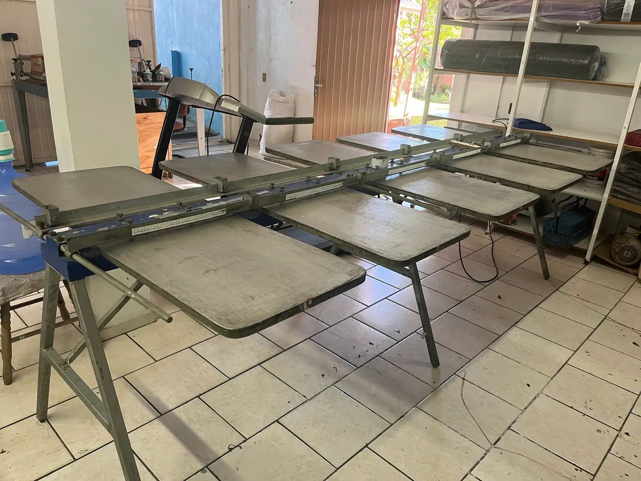 Serigrafia completa com mesa térmica de 10 berços  - Foto 3