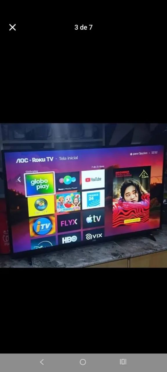 Tv semp Roku 43 polegadas SMART e Wi-Fi 