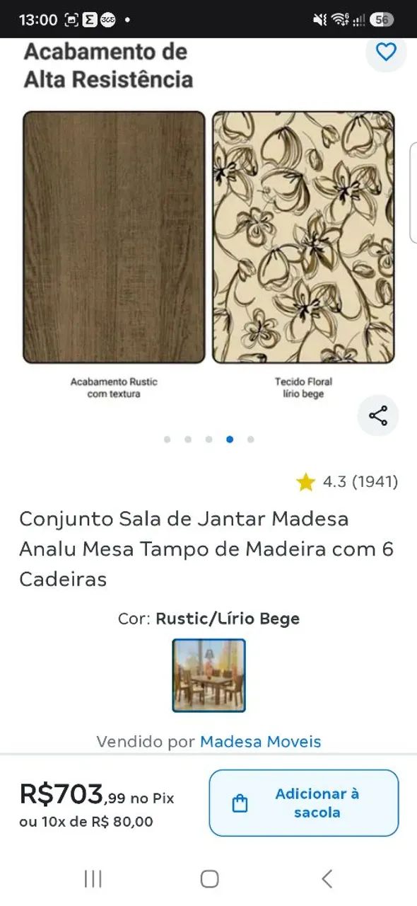 Mesa 6 cadeiras - Foto 3