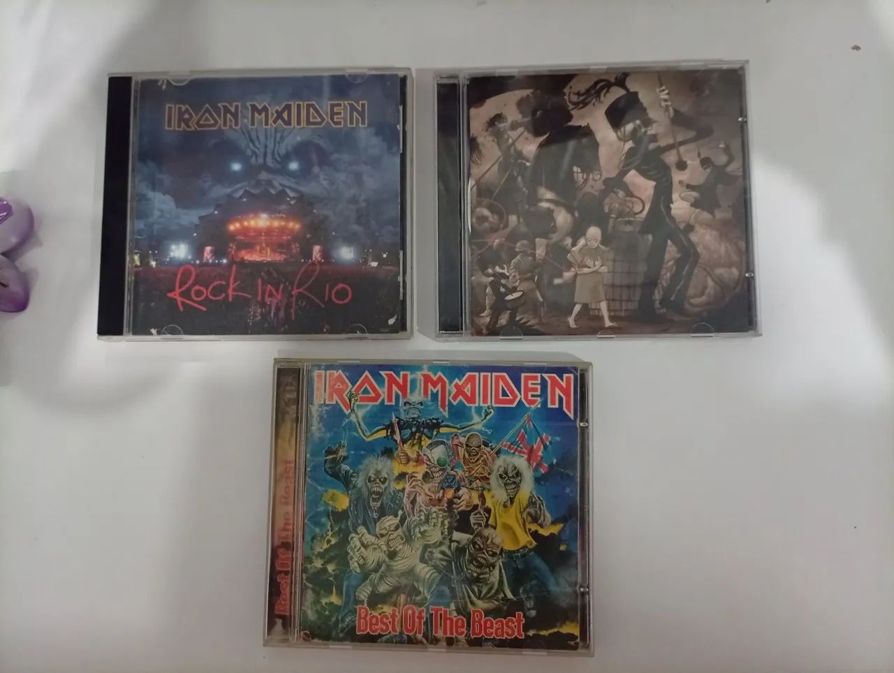 Kit 3 CDS de rock(iron maiden e my chemical romance)