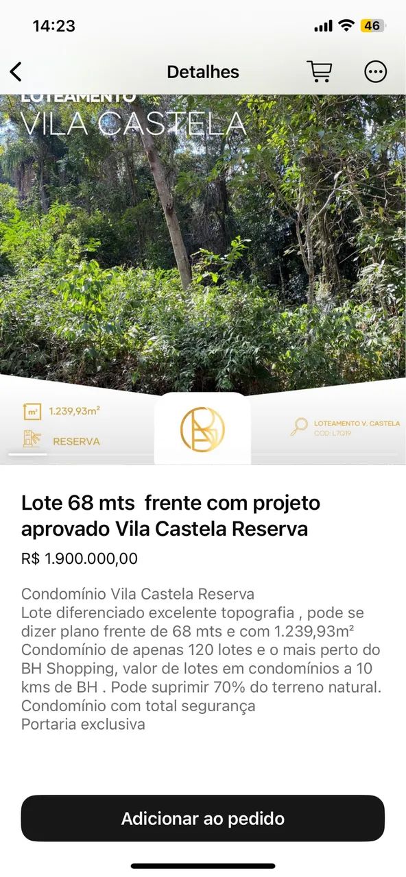 Lotes no Vila Castela Nova Lima  - Foto 3