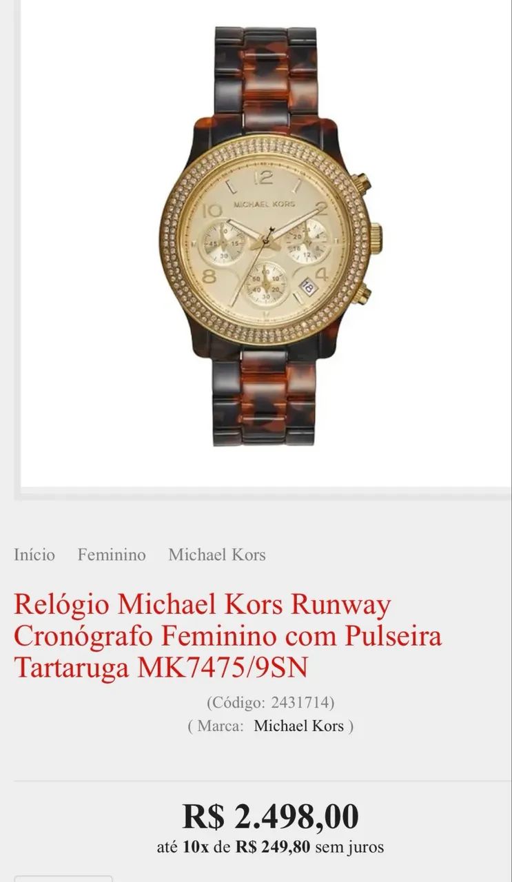 Relógio Mikael Kors - Foto 5