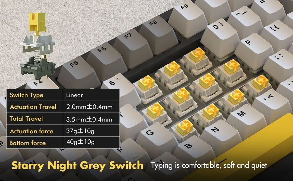 Teclado Mecânico Ajazz AK820 - Foto 4
