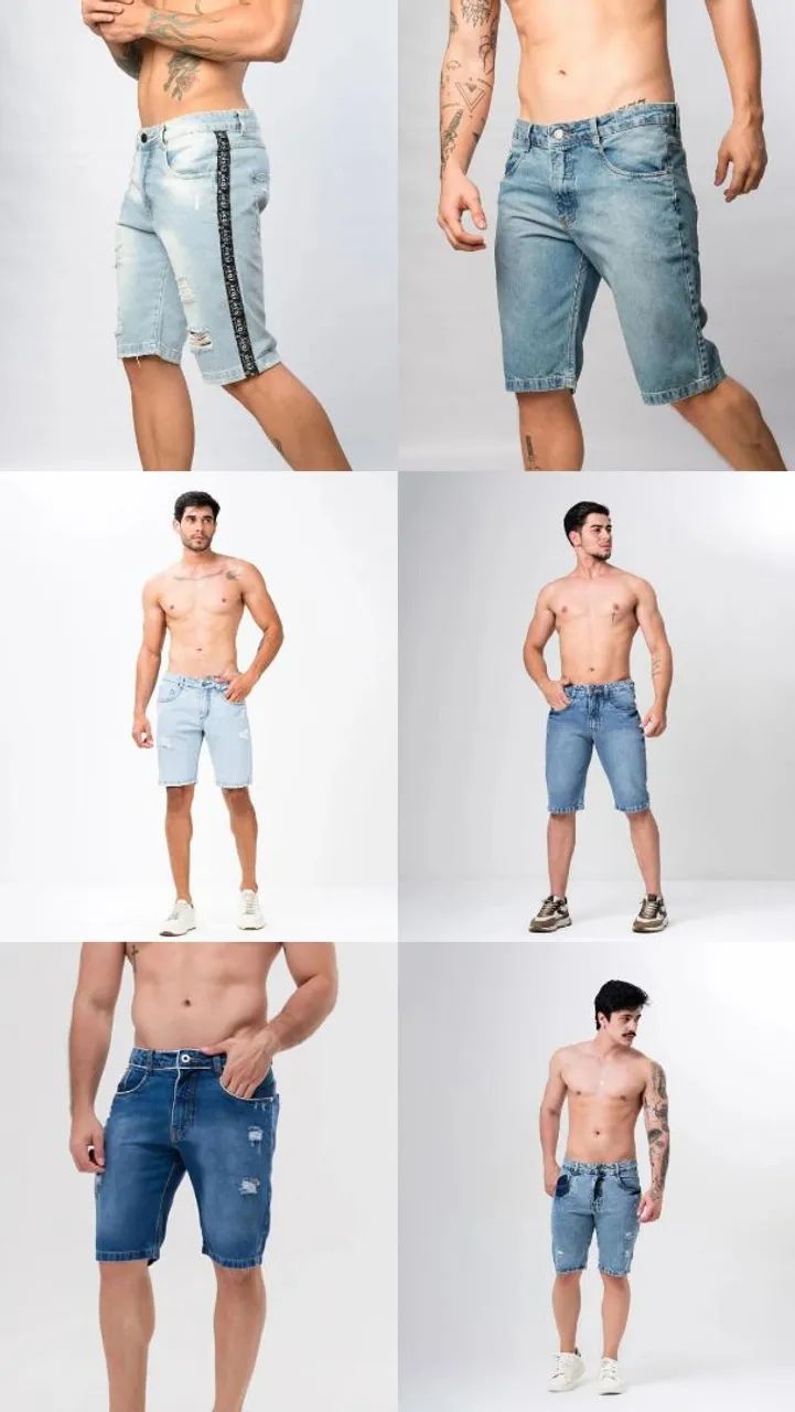 Bermuda jeans premium 