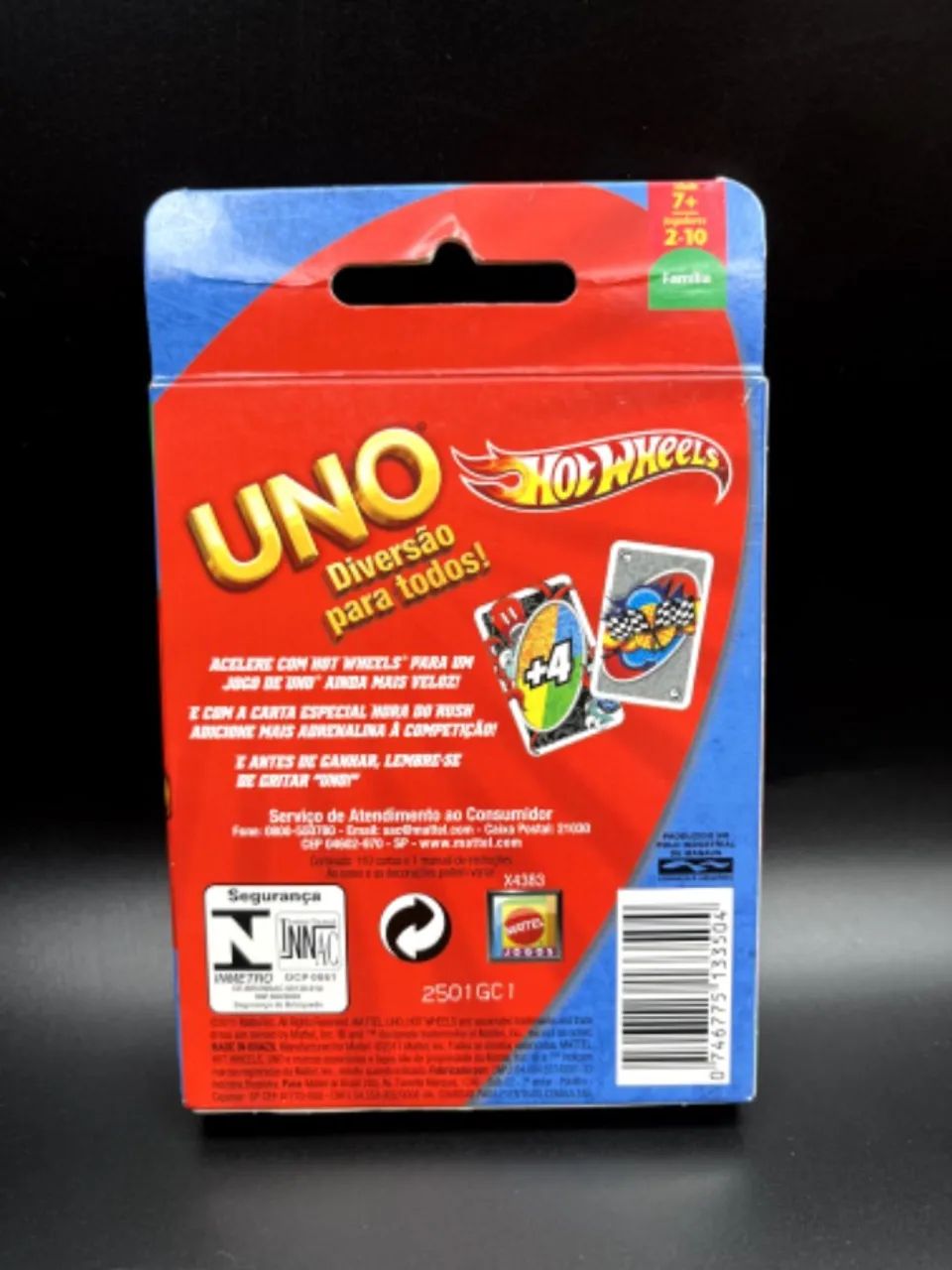 JOGO UNO HOT WHEELS MATTEL - Foto 2